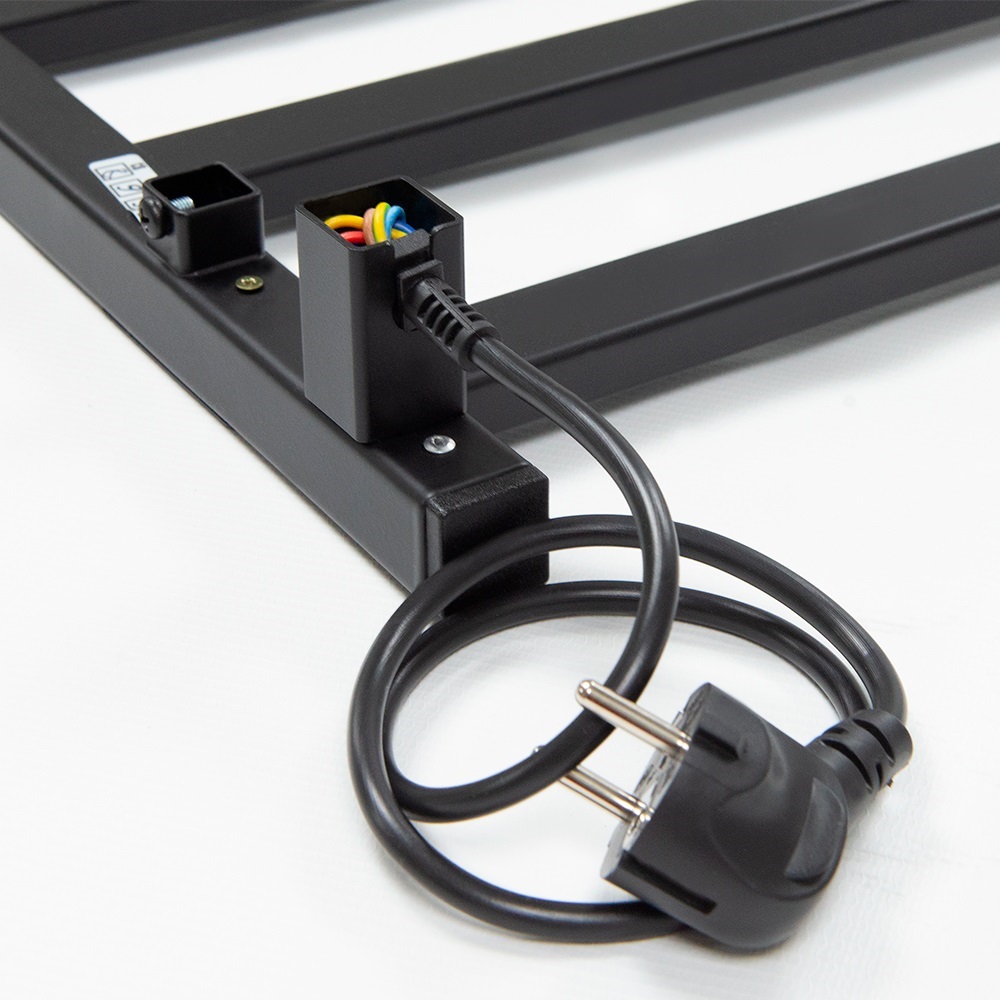 Полотенцесушитель Пэк сп 6 80х40 черный ВГП