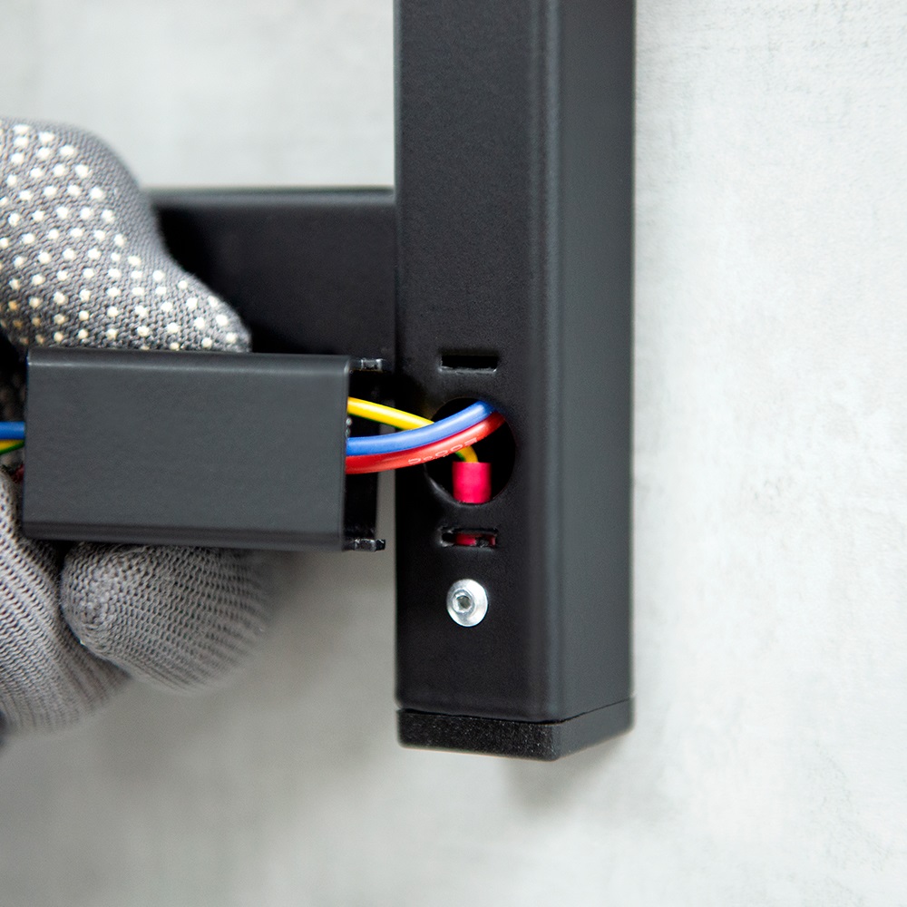 Полотенцесушитель Пэк сп 6 80х40 черный ВГП